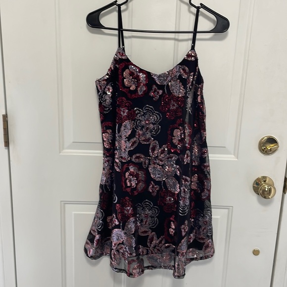 Sequin Evening Mini dress. Size M - Picture 1 of 6